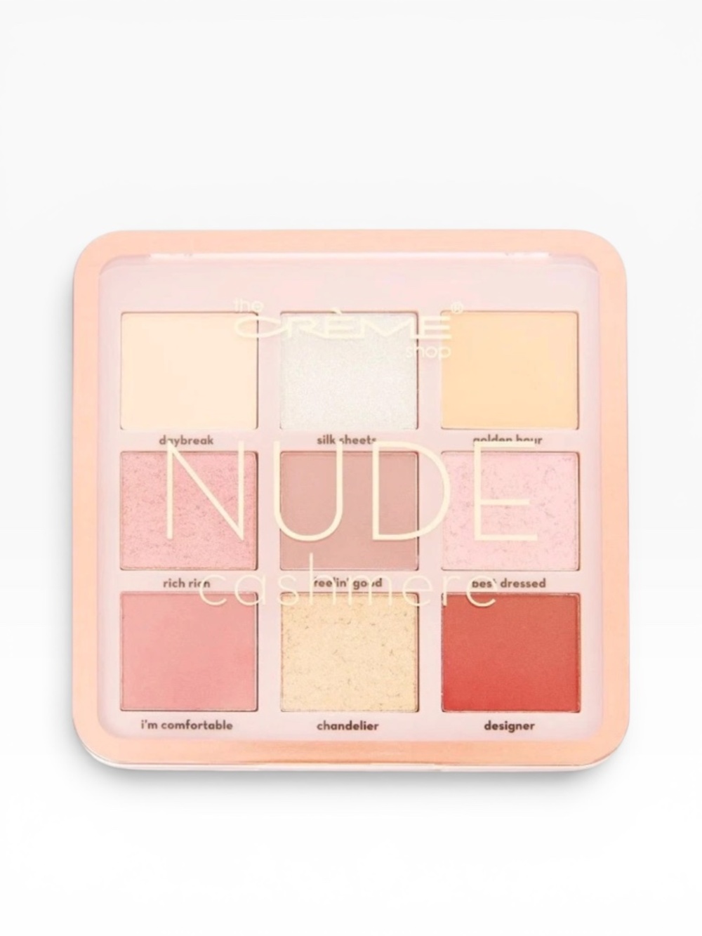 The Crème Shop Nude Cashmere Eyeshadow Palette | Neutral 9 Shade